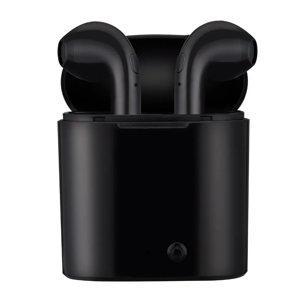 I7 i7s tws наушники вкладыши Bluetooth с зарядным боксом Binau беспроводные гарнитура MicPhone