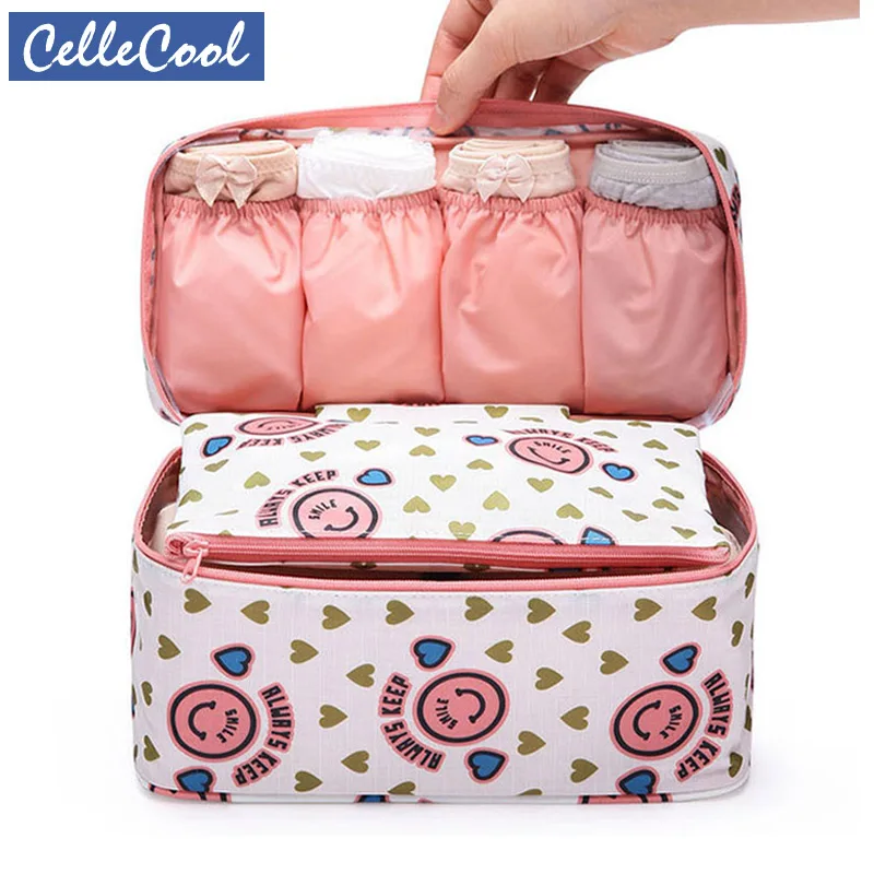 Косметичка CelleCool высокого качества дорожная сумка-Органайзер для бюстгальтера