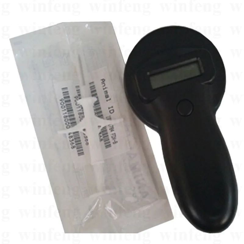 134 2 khz ISO11784/785 FDX портативный RFID считыватель питомца микрочип сканер животных