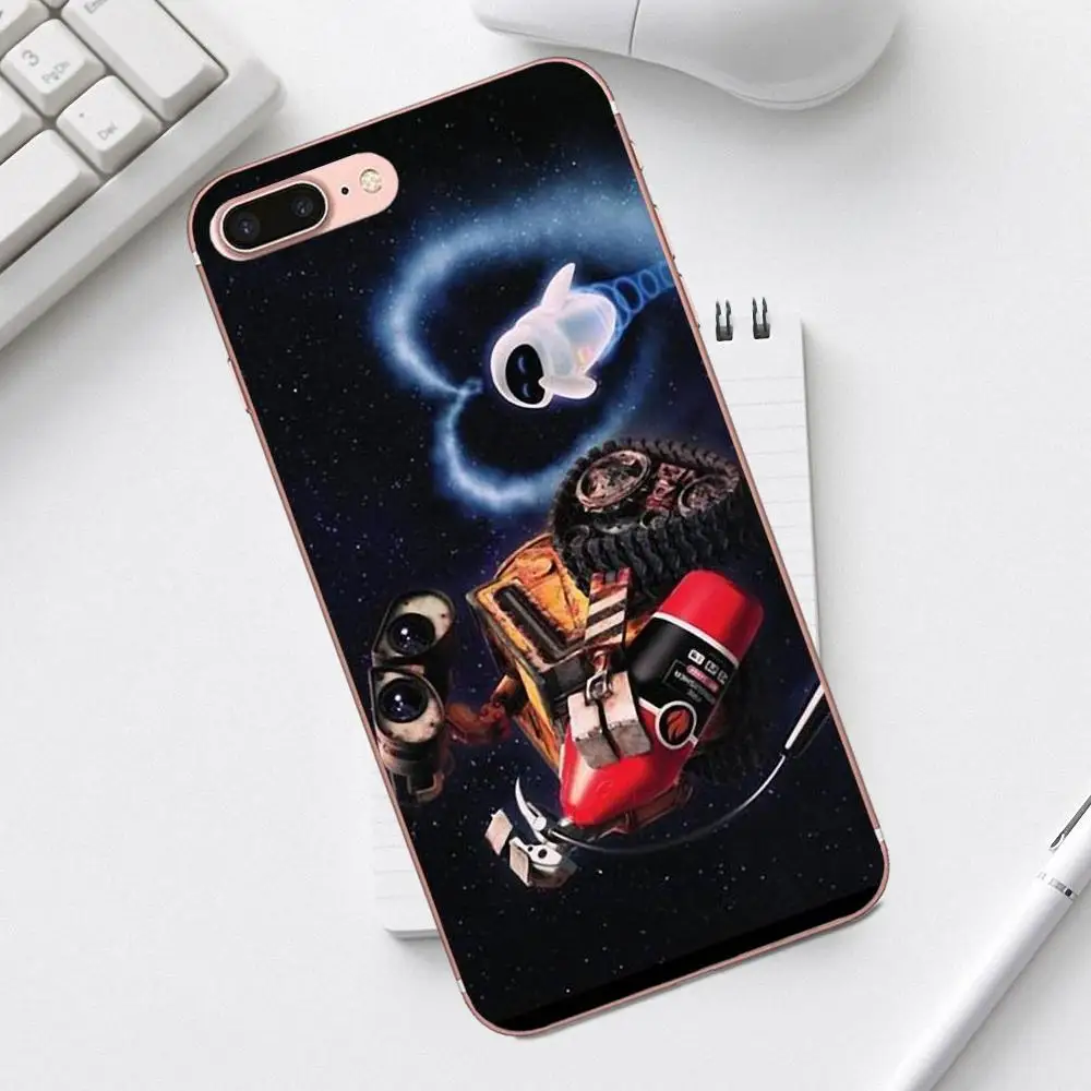 ТПУ чехол Coque для iPhone 4 4S 5 5C SE 6 6S 7 8 Plus X XS Max XR Galaxy A3 A5 J1 J3 J5 J7 2017 пара стены E и Eve Love |