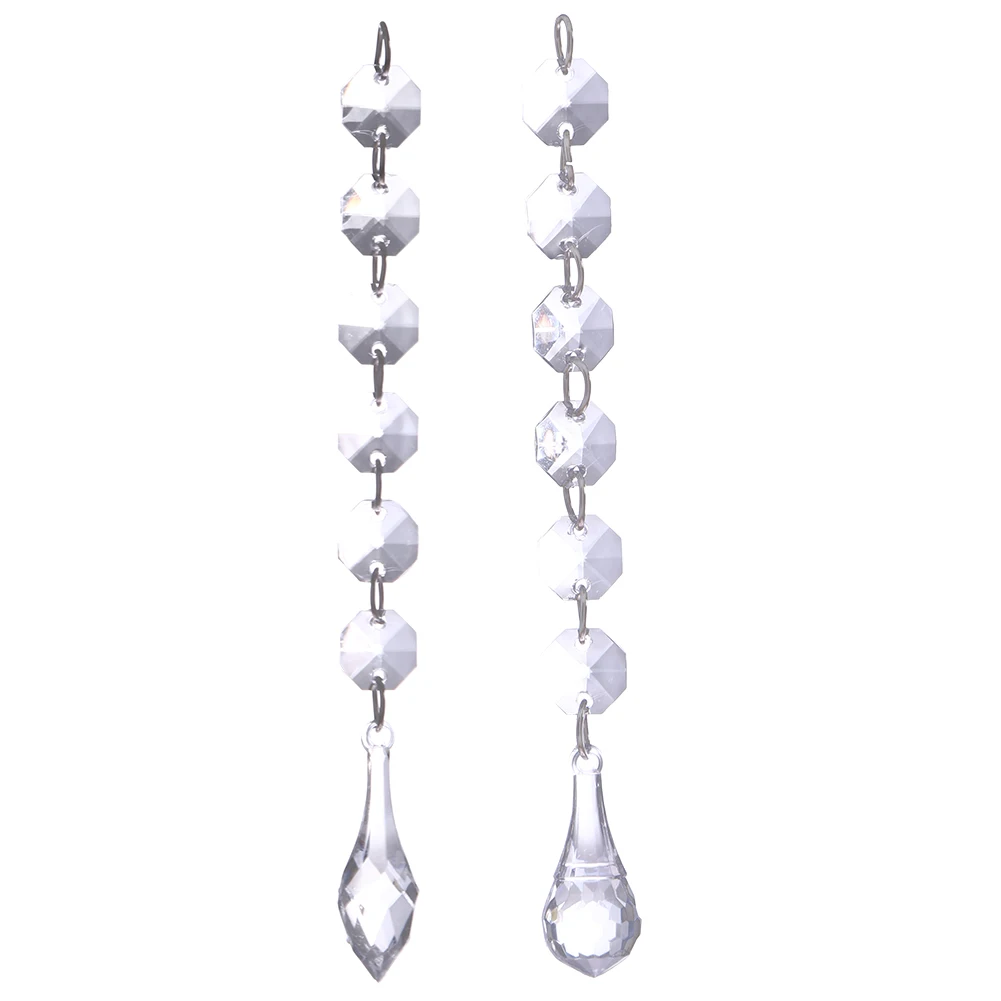 12 шт./компл. Подвеска из хрустальных бусин прозрачные бусины занавески круглые