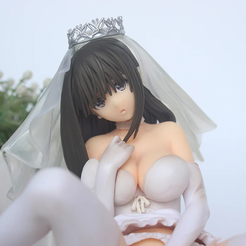 Сексуальная Skytube Grils неисправный персонаж Saeki Ai свадебное платье ver. Масштаб 1/6