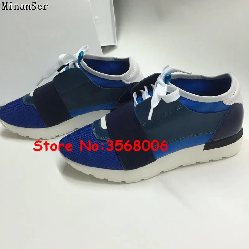 Newest Girls Fashion Leisure Shoes Street Style Cool Mans Couple Race Runners Round Toe Trainers Breathable Female | Обувь