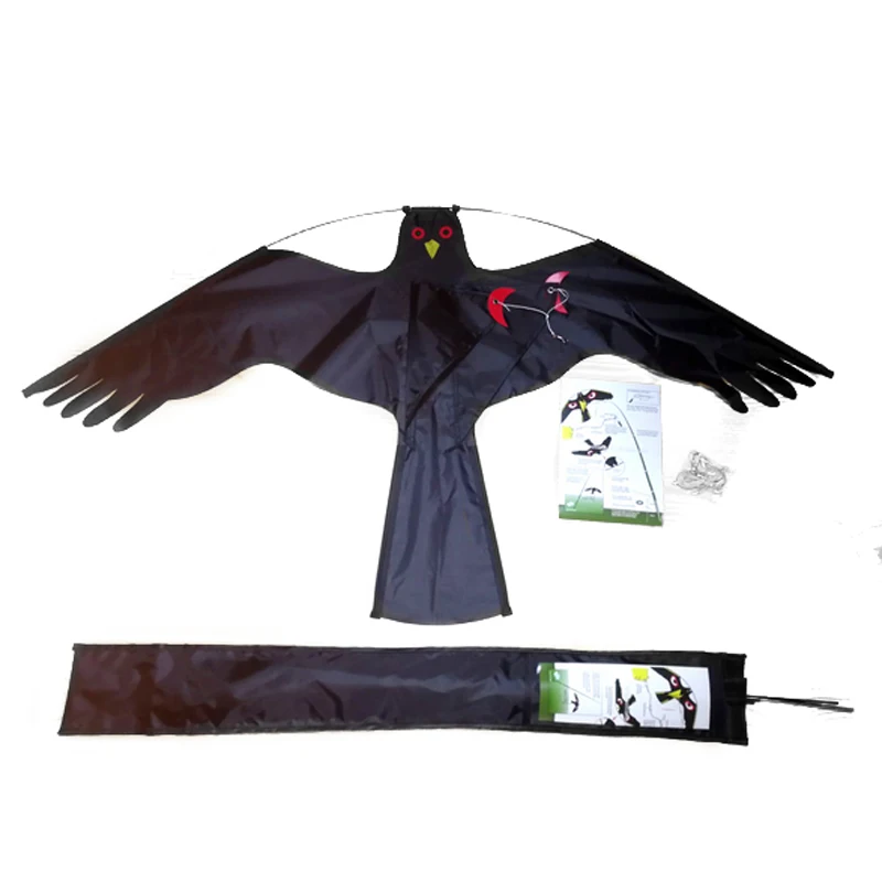 Scared bird kite D Отпугиватель черных птиц летающий воздушный змей в форме ястреба Садовые принадлежности пугало украшения наружные Отпугиватели для борьбы с вредителями - Цвет: Scared bird kite D