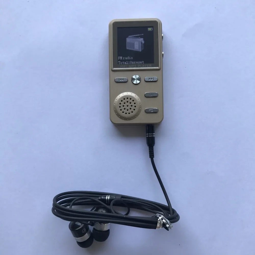 Высокое качество 8 ГБ MP3-плееры громко звук Динамик FM будильник Регистраторы