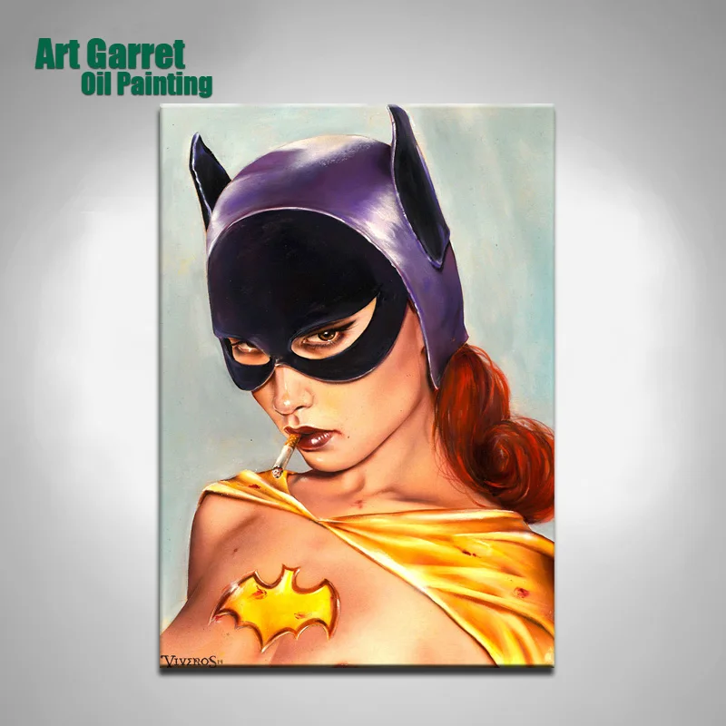 Ручная роспись знаменитой репродукции картин Brian M красивая сексуальная девушка