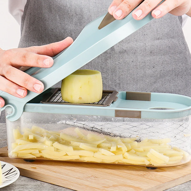 Многофункциональная насадка для фруктов и овощей нарезки из нержавеющей стали