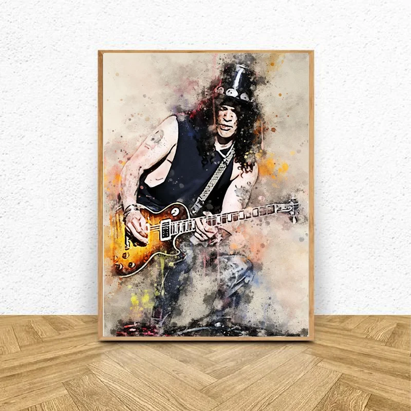 Настенный постер Slash с художественным принтом для украшения гостиной|Рисование и