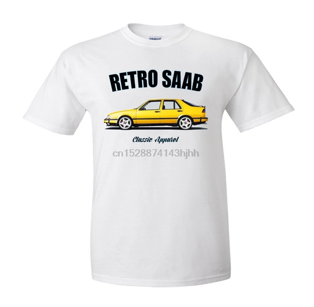 Новое поступление мужских летних футболок SAAB 9000. Ретро SAAB. Классических