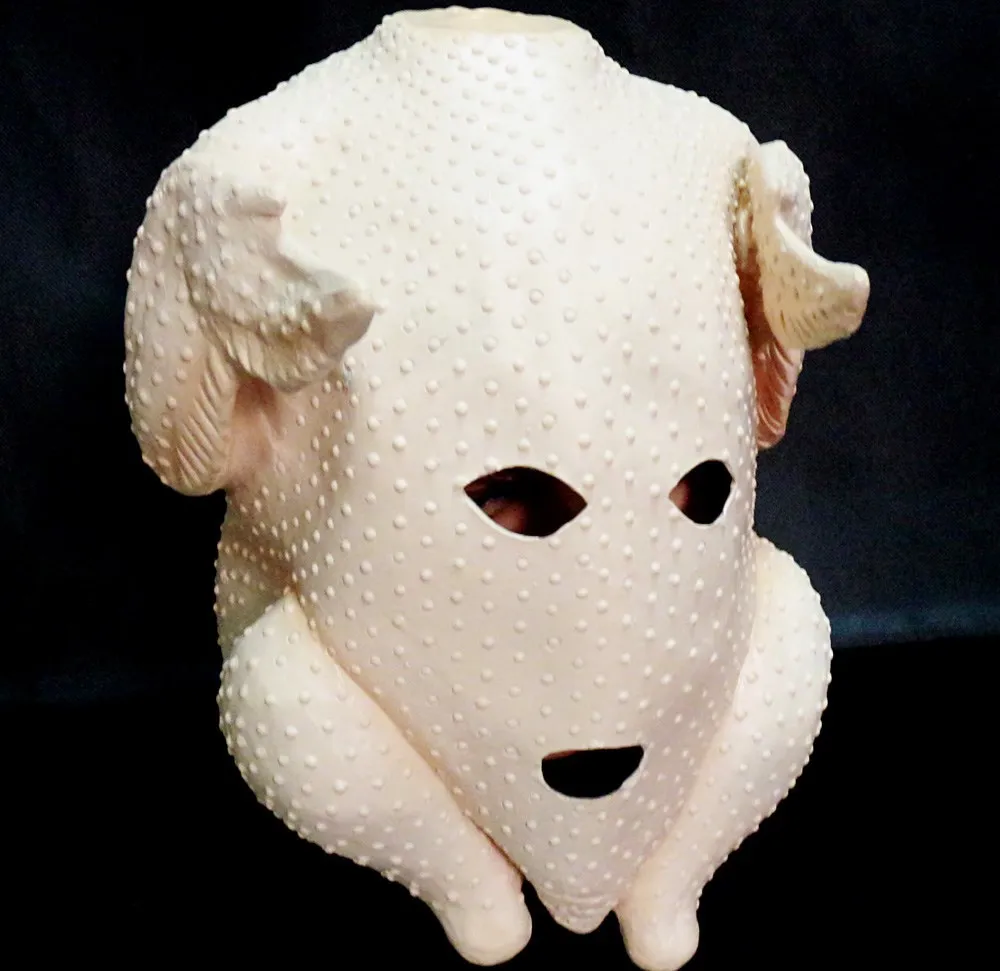 

Clumsy & Vivid classical Latex Turkey mask for Thanksgiving day