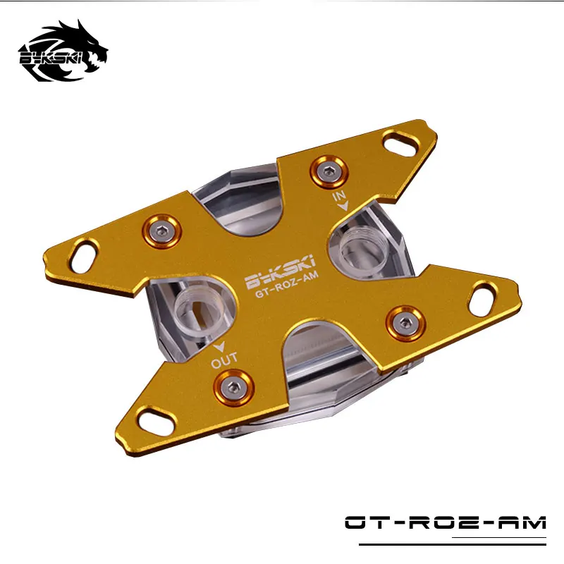Bykski CPU водный блок для AMD Ryzen AM4 AM3 RGB 12V 4PIN Lihgting GT ROZ AM|cpu water block|water blockcpu |