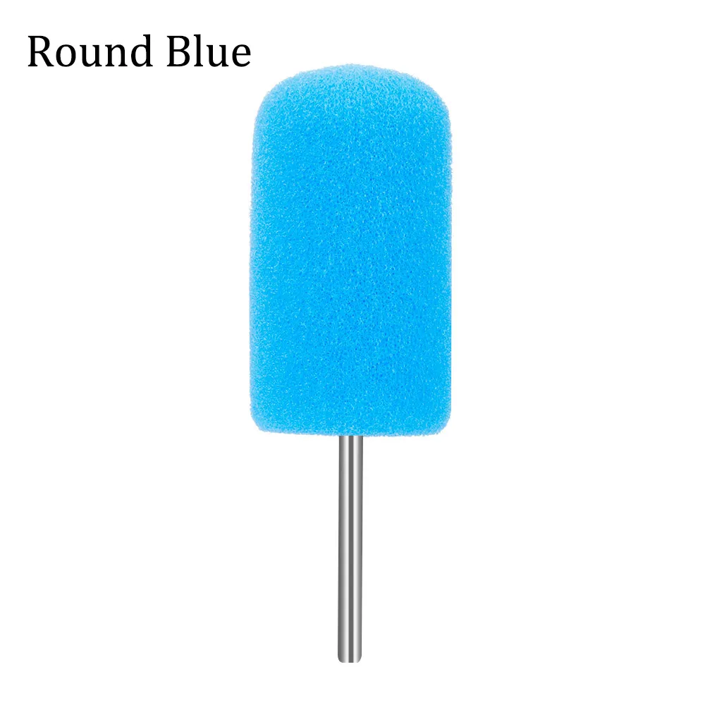 Round Blue Полировочный диск для полировки автомобиля Полировочный хвостовик полировальная губка конус металлический Поролоновый коврик для обслуживания автомобиля инструмент для чистки автомобиля - Цвет: Round Blue