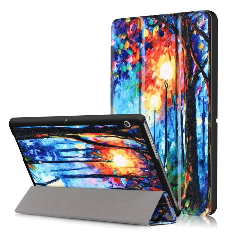 Роспись Обложка для 9.6 &quotдюймов Huawei MediaPad T3 10 случае шлепанцы из искусственной