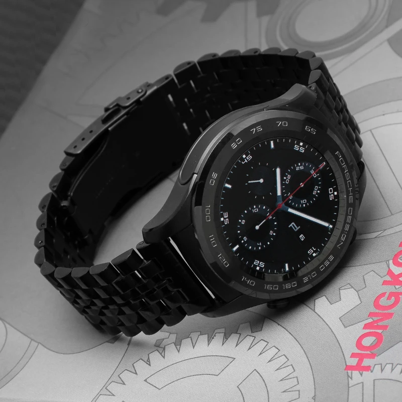 Ремешок для часов из нержавеющей стали Sumsang Gear S3 sport/Huawei watch GT ремешок мужчин и