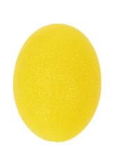 Цвет: желтый Карманный Mkni Egg Stressball рука палец тренировка поезд терапия облегчение настроение сжимать мяч игрушка антистресс игрушки - Цвет: Цвет: желтый