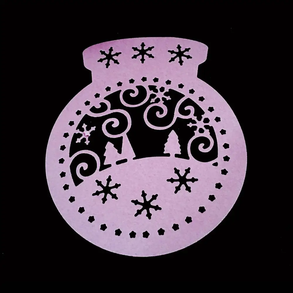 Snowflake Frame Metal Cutting Dies and Stamps New 2019 for Craft Scrapbooking Album Embossing Word Die Cut Paper Stencil | Дом и сад