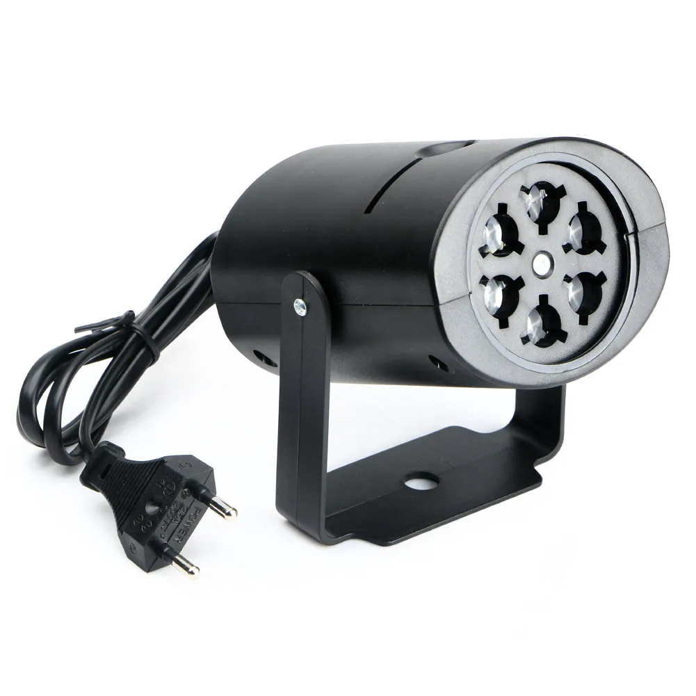 Светодиодный прожектор для рождественской снежинки RGB 2 модели вилка стандарта