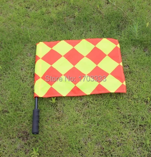 30 пар судейский флажок для футбола футбольный рефери linesman флаг оборудование в