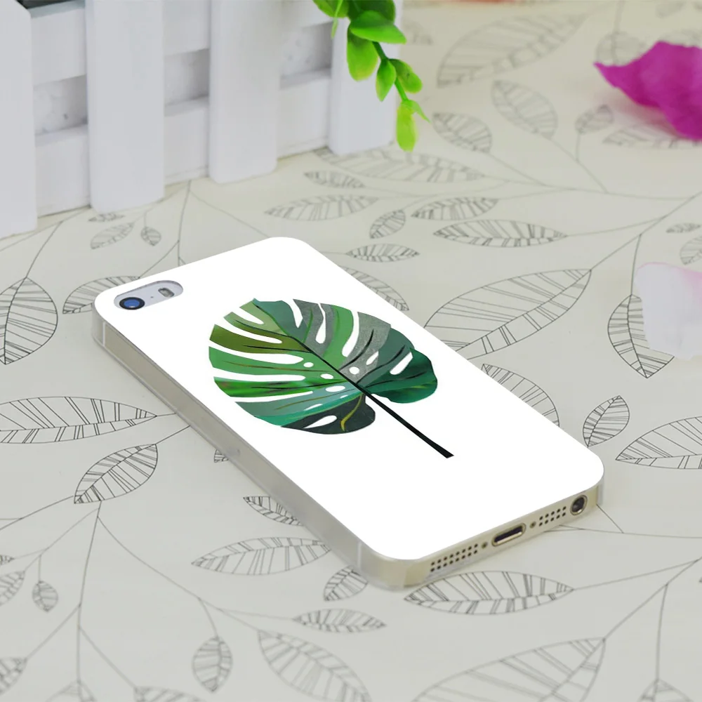 C0541 Monstera Transparent Hard Thin Case Skin Cover For Apple IPhone 4 4S 4G 5 5G 5S SE 5C 6 6S Plus |