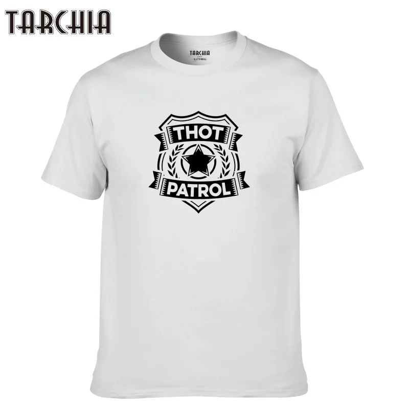 Футболка TARCHIA Plus 2022 летняя брендовая новая мужская футболка повседневная с