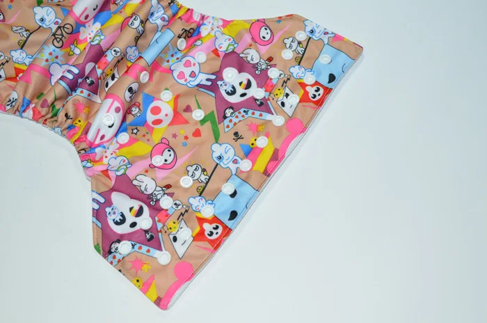 Adorable Fox Doll Print Washable Baby Cloth Diaper Nappy with 1PC Microfiber Insert FT77 | Мать и ребенок