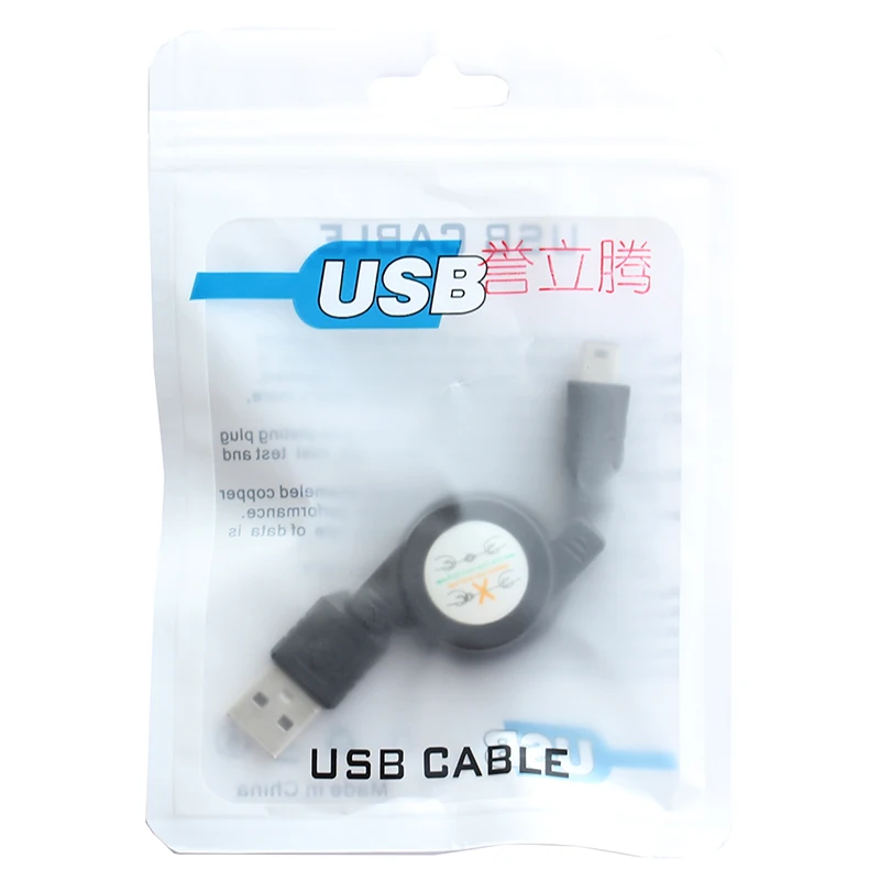 65 см мини USB выдвижной и портативный кабель синхронизации данных и зарядки
