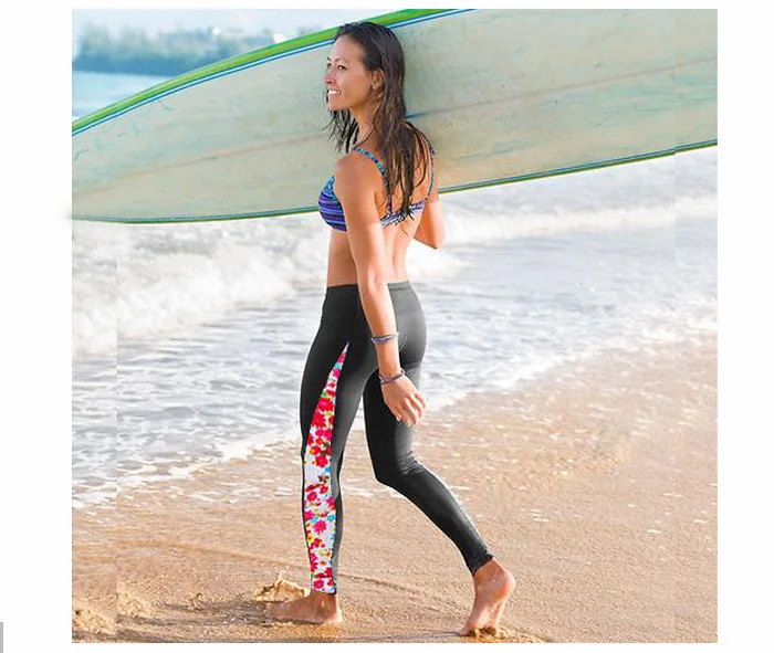 SBART тонкие леопардовые плавательные штаны для женщин, купальники, костюмы для дайвинга, гидрокостюмы, рашгарды, водные виды спорта, плавательные брюки a71DBO