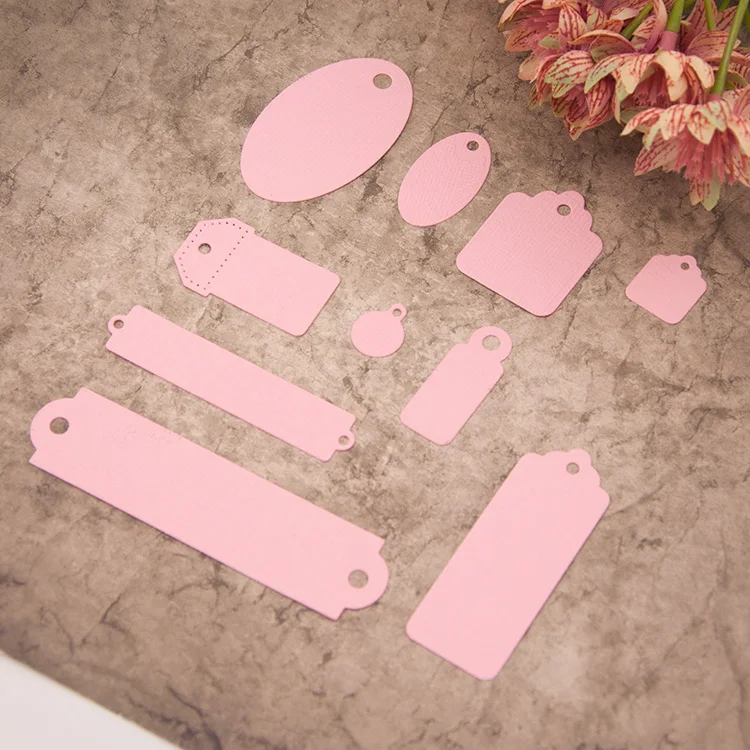 label 10pcs/set metal stencil for paper die cut scrapbooking dies embossing folder troqueles | Канцтовары для офиса и дома