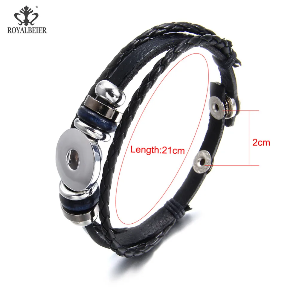 ROYALBEIER НОВЫЕ ПОСТУПЛЕНИЯ Модные Многослойные двенадцать созвездий кожа 12 дюймов