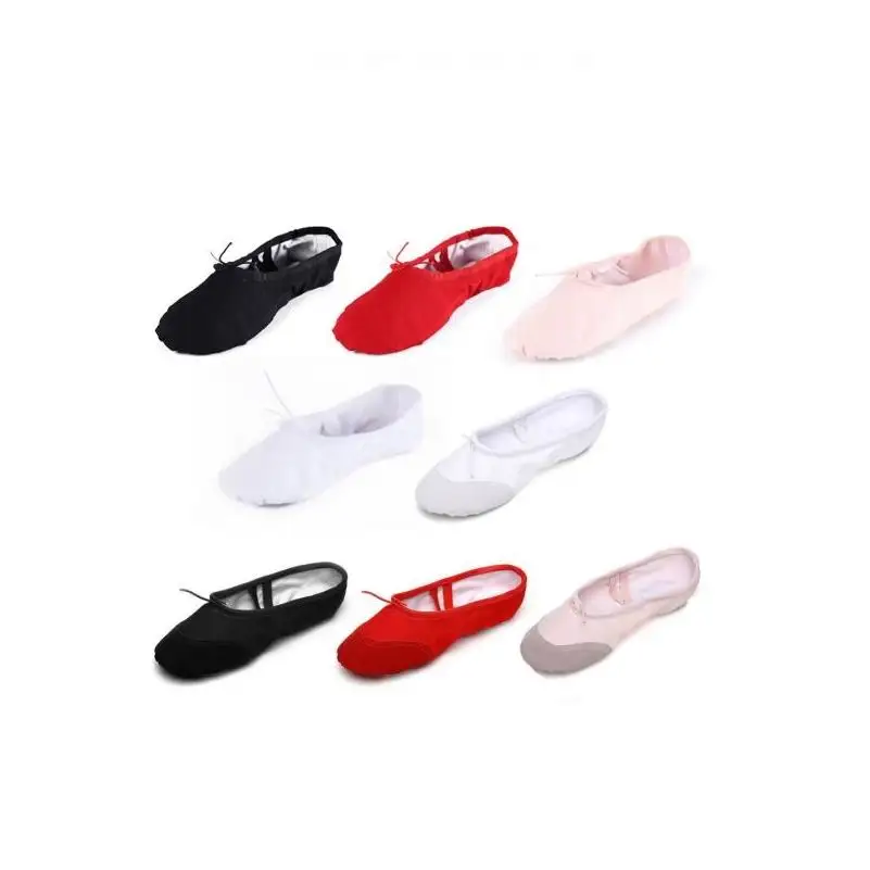 Женские Балетные туфли профессиональные с мягкой подошвой 4 цвета|pointe dance shoes|dance