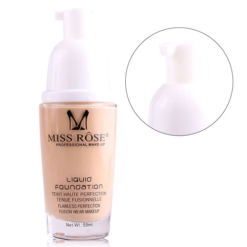 Miss Rose Liquid Foundation макияж основа осветляет отбеливание контроль жирности стойкий