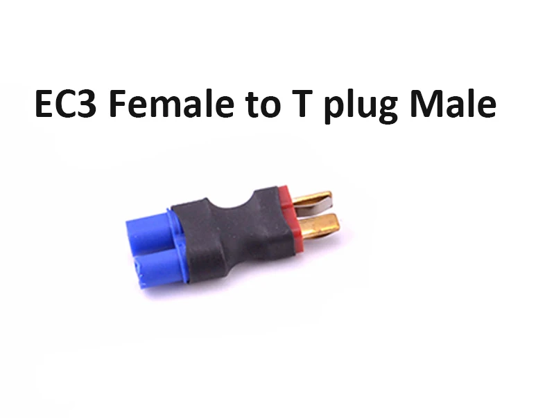EC3 Female to T Male EC3 EC5 к T Deans Разъем XT60 разъем адаптера Deans разъем 12AWG 14AWG кабель провода для RC Lipo ESC двигатель Дрон - Цвет: EC3 Female to T Male