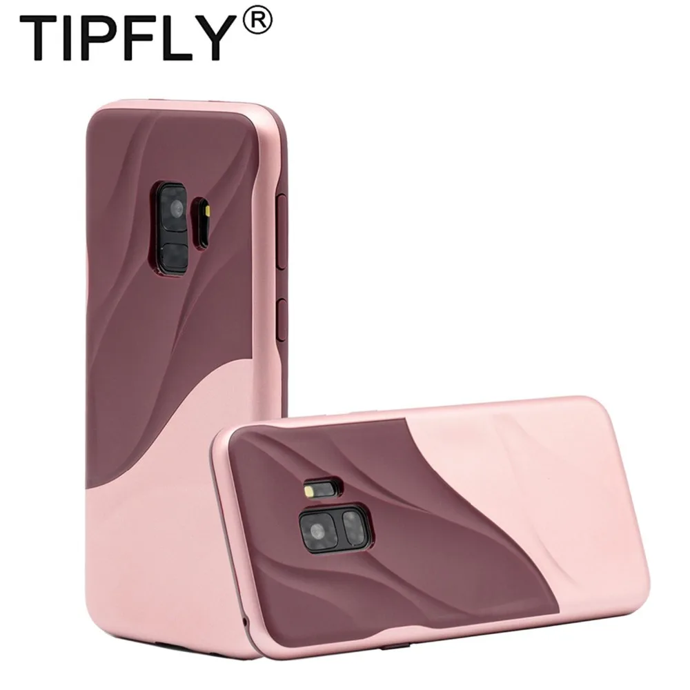 Tipfly для Samsung Galaxy S9 воды пульсация Роскошные Гибридный Мягкие TPU Жесткий корпус