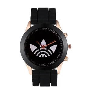 2018 Reloj Mujer новые модные спортивные брендовые кварцевые часы мужские ad повседневные женские часы на силиконовом ремешке Relogio Feminino часы