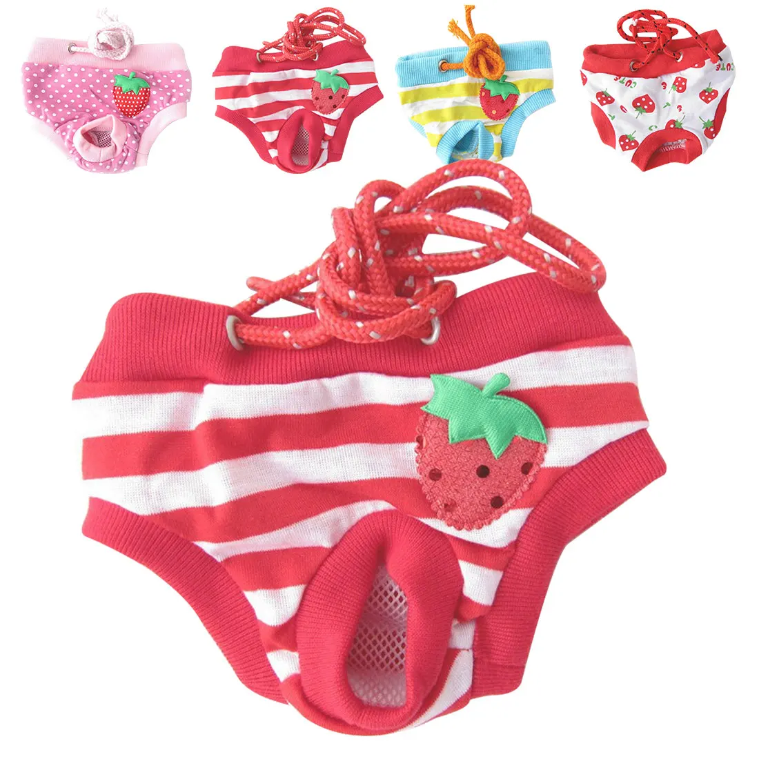 Трусы для щенков санитарные милые штаны женщин физиологические шорты собак