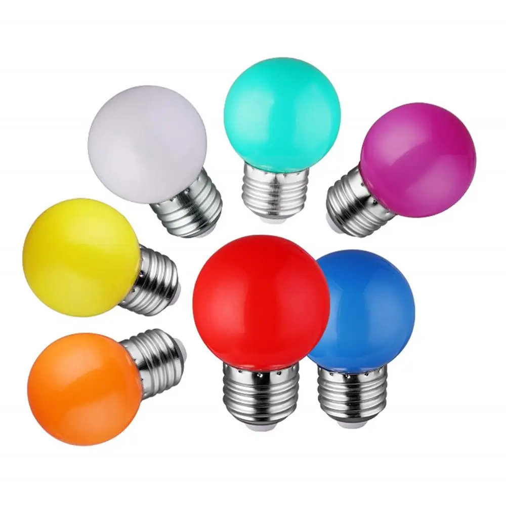 Светодиодная лампа E27 цветная RGB светодиодсветильник SMD 2835 фонасветильник 220 В G45