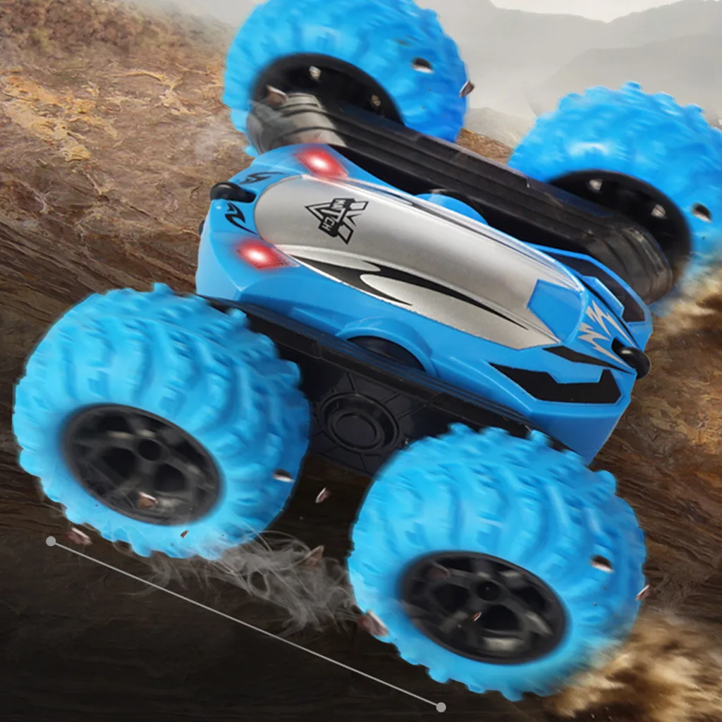Дети 360 ° поворот трюк модель автомобиля RC 4WD высокоскоростной пульт дистанционного управления внедорожная игрушка