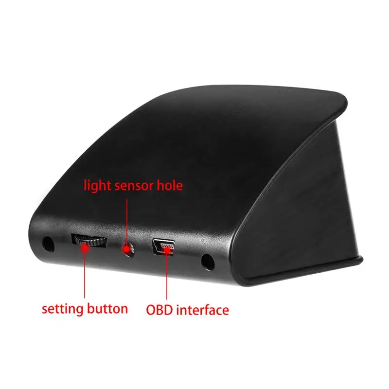MR CARTOOL M1 OBD HUD головой вверх Дисплей Напряжение температура воды Скорость расход