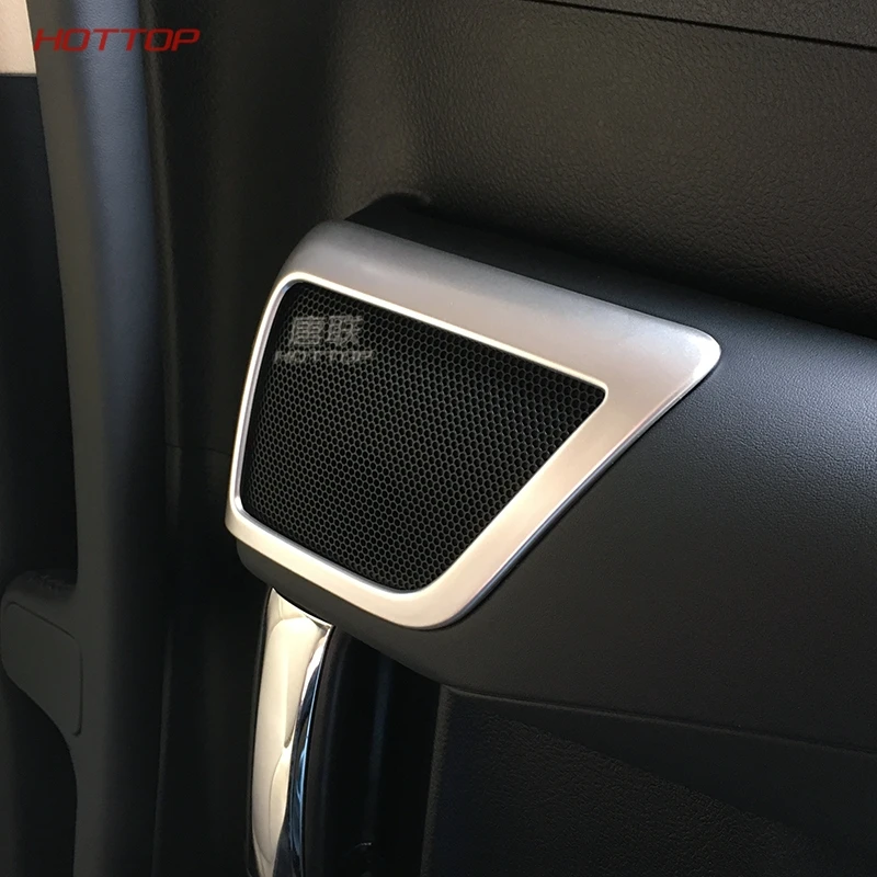 ABS chrome Car frame inner rear Audio Speak Sound Cover Ring circle lamp trim for Toyota Alhpard Vellfire 30 2015-2020 2pcs | Автомобили и