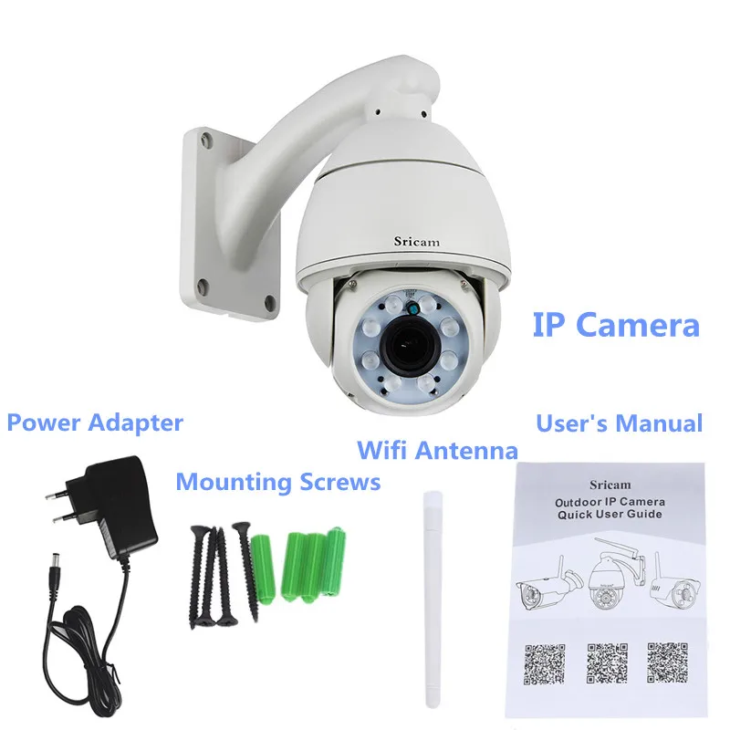 Sricam SP008 IP камера H.264 наружная Wifi для безопасности дома CCTV охранной сигнализации