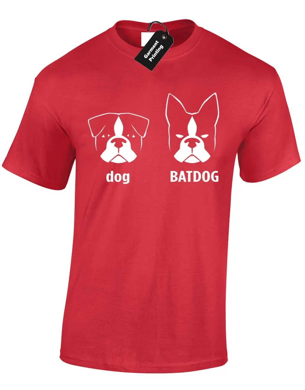 Футболка мужская с надписью DOG BATDOG модная крутая Повседневная рубашка принтом
