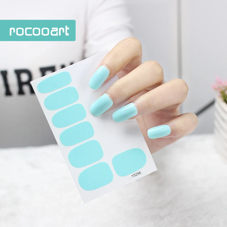 Блестящие наклейки для ногтей Rocooart кружевные леопардовые Стикеры украшения из