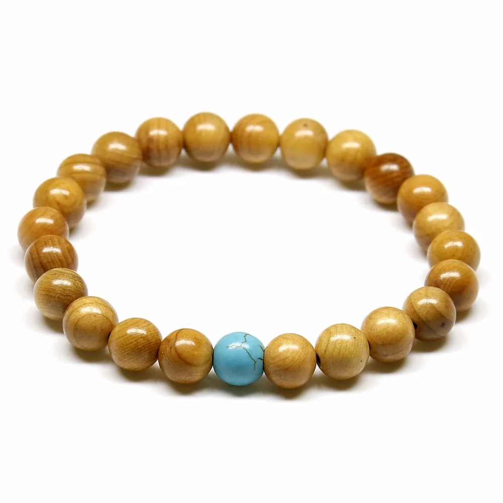 Браслеты из натуральных деревянных бусин тибетские буддистские четки Мала