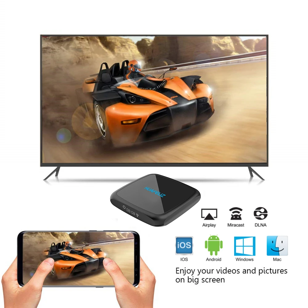 U9 Smart Android tv Box 9 0 4K RK3318 4GB 64GB 2 4G 5G Dual wifi 3D HDR медиаплеер VS X96 MAX mini|ТВ-приставки и