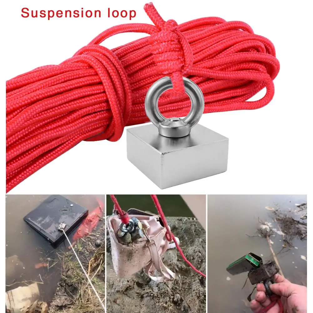 80 кг/50 кг супер сильный рыболовный магнит неодимовые магниты Magnetloop спеченные