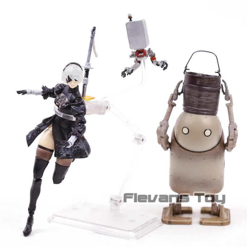 NieR Automata 2B& Machine Lifeform ПВХ фигурка куклы Йорга № 2 Тип B Коллекционная модель игрушки