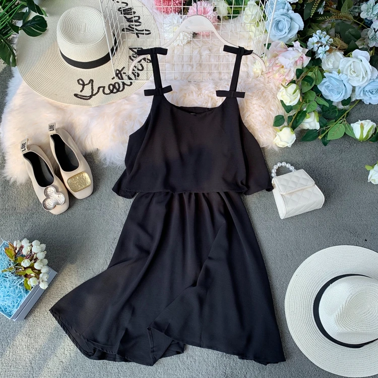 2019 новые модные женские платья праздничный стильный галстук-бабочка ремень