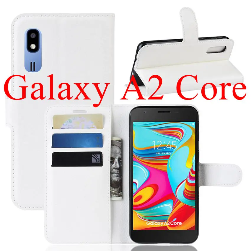 Для samsung Galaxy A20E Чехол samsung A2 Core чехол-книжка кошелек чехол для телефона из искусственной кожи для samsung Galaxy A2 Core защита экрана