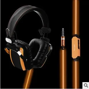Flashing folding headphone (single line) Top quality channel professional gaming headset usb computer with mic | Электроника