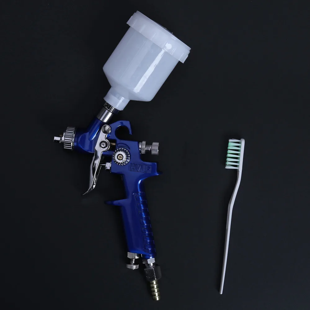 

New 0.8MM Nozzle H-2000 Professional HVLP Spray Gun Mini Air Paint Spray Guns Airbrush For Painting Power Tool Accessories